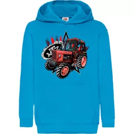 mtz 82 detský sveter - modrý