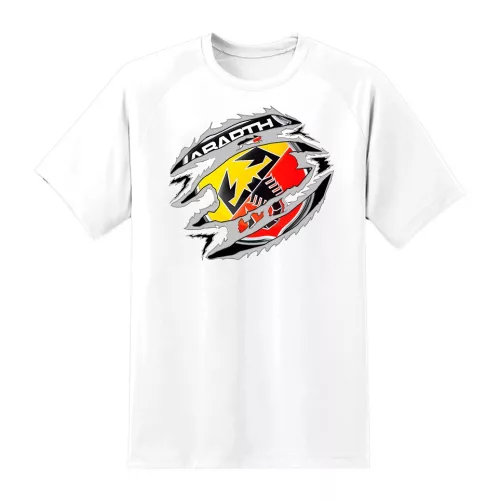 biele tričko abarth