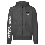 a soliders maďarský... sveter na zips (tmavošedá)