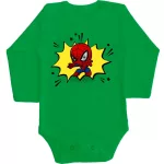 spiderman body pre bábätká modrá