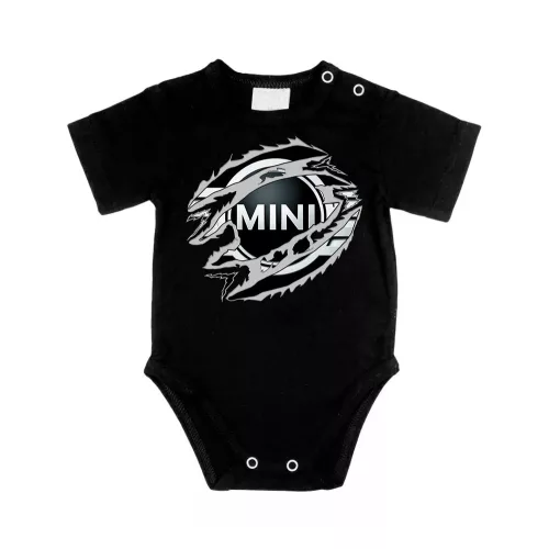 mini čierna bojčenské telo s krátkym rukávom