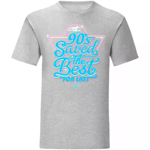 the 90's saved…sivá tričko