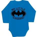 batman body pre bábätká modrá