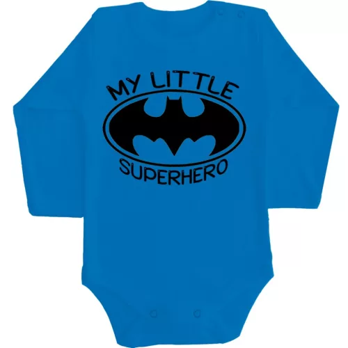 batman body pre bábätká modrá