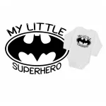 batman body pre bábätká modrá