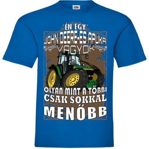 som zelený táto s tričkom traktor