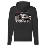 zrínyi ii. tank sveter na zips (čierny)