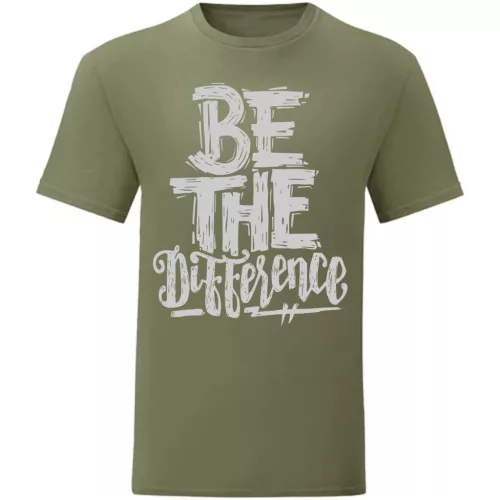 be the difference zelená tričko
