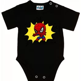 spiderman body pre bábätká čierne