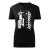 čierne dámske tričko claas obrysového dizajnu