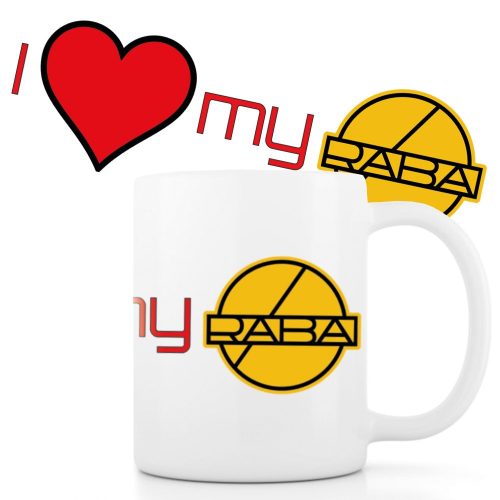 milujem svojho raba! valentínsky hrnček