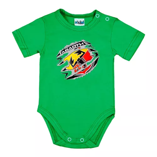 abarth zelená krátky rukáv dojenské telo