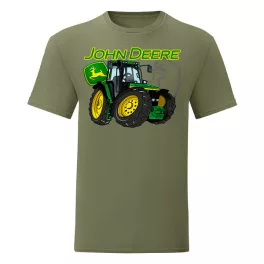 zelené tričko traktor zelené