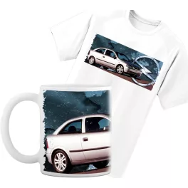 súprava hrnček-trička opel astra