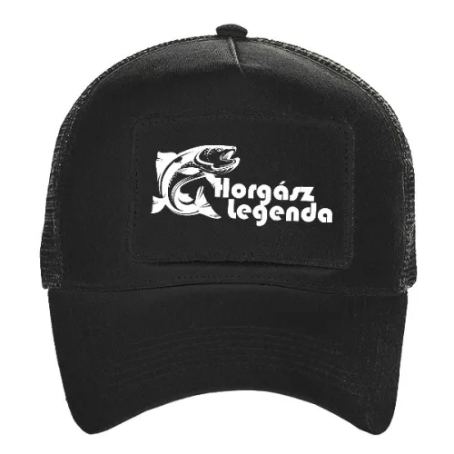 baseball čiapka rybár legenda čierna patch
