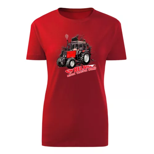 dámske tričko mtz 892.2 červený traktor
