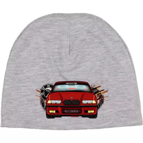 bmw e36 dieťa čiapka sivá