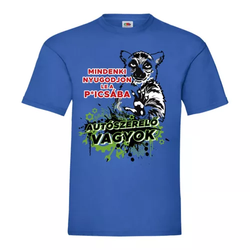 všetci sa upokojte, modrá košeľa (automechanik)