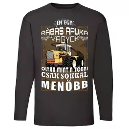 som chladný táto... tričko s dlhým rukávom čierne