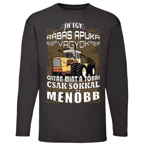 som chladný táto... tričko s dlhým rukávom čierne
