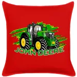 jd nový červený bavlnený vankúš