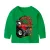 zelené detské tričko s dlhými rukávmi s potlačou massey ferguson