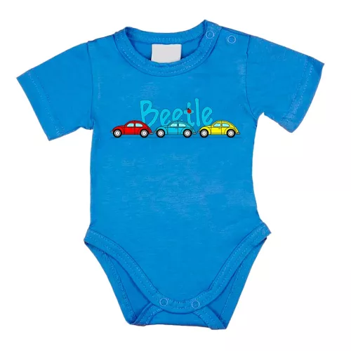 telíčko beetle modrá body pre bábätká