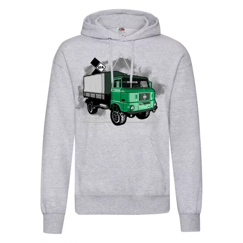 ifa sveter s kapúcou šedý