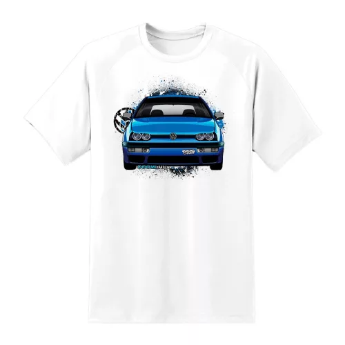biele tričko vw golf mk3