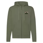 csaba light tank sveter na zips (zelený)