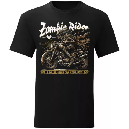 zombie rider tričko čierne