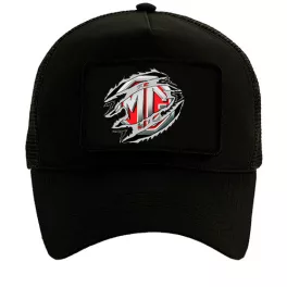 baseballová čiapka mg čierna vymeniteľná