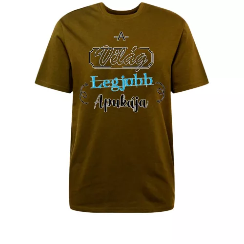 najlepšie svetové tričko otec hnedé