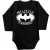 batman body pre bábätká čierne