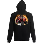 mtz 50 detský sveter na zips - čierny