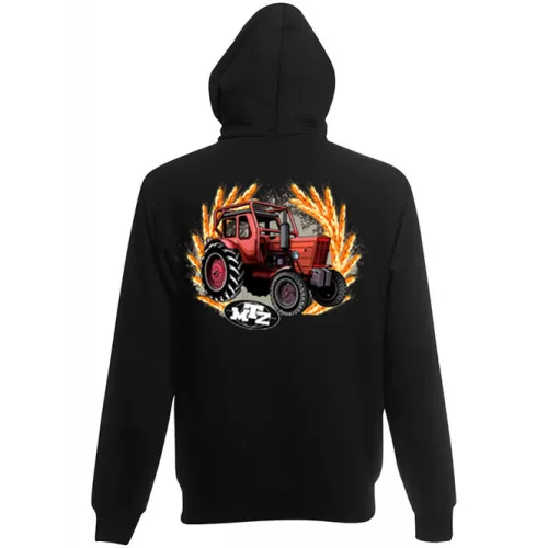 mtz 50 detský sveter na zips - čierny