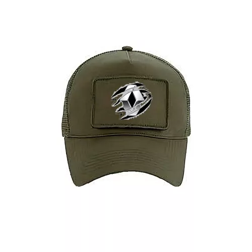vymeniteľná šiltovka renault military zelená
