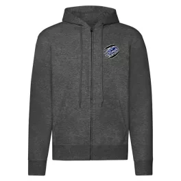 mikina ford zipper tmavosivá