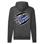 mikina ford zipper tmavosivá