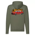 skoda 120 zelená mikina na zips