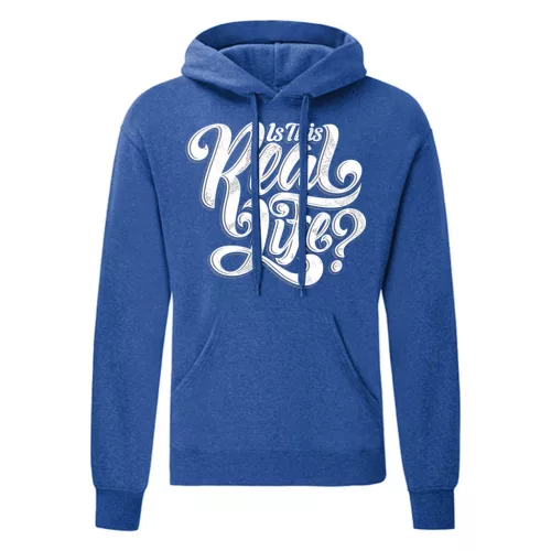 is this real life modrá sveter s klokaním vreckom