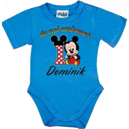   [akcia] 92 (s menom dominik) moje prvé narodeniny! body pre bábätká chlapec modrá