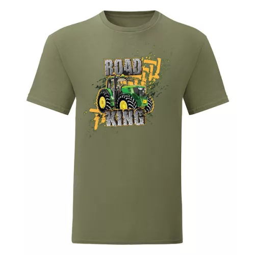 nové zelené krátke tričko zelená tractor zelené