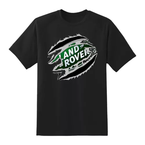 tričko land rover čierna