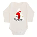 my 1st christmas body pre bábätká dlhé rukávy