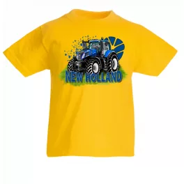 new holland detské tričko žlté