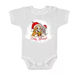 veselé vianoce body pre bábätká mačka a myš