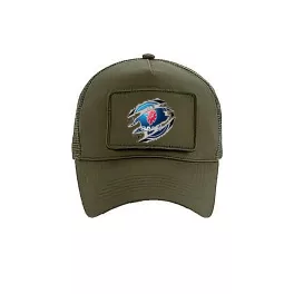 vymeniteľná šiltovka saab military zelená