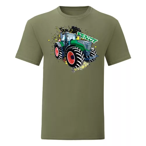 tričko fendt tractor zelené
