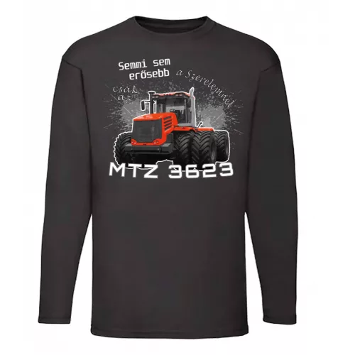 mtz-3623- nič nie je pevnejšie....tričko dlhý rukáv čierne